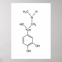 adrenaline chemical formula chemistry hormone elem