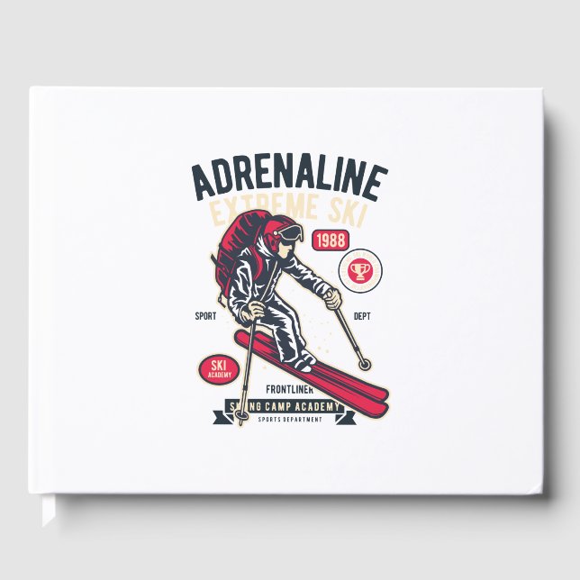 Adrenaline Extreme Ski Guest Book (Front)