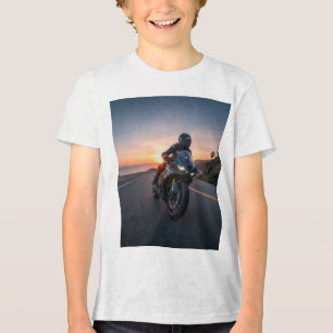 Adrenaline Rush Sports Bike – Dynamic Speed Graphi Tri-Blend Shirt