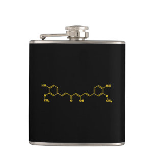 Adrenochrome Molecular Chemical Formula Hip Flask