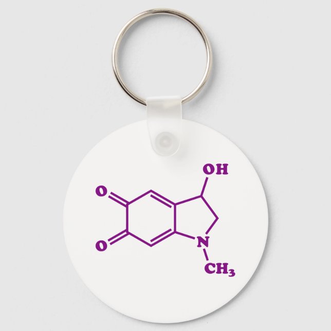 Adrenochrome Molecular Chemical Formula Key Ring (Front)