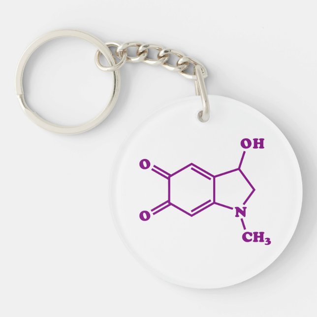 Adrenochrome Molecular Chemical Formula Key Ring (Front)