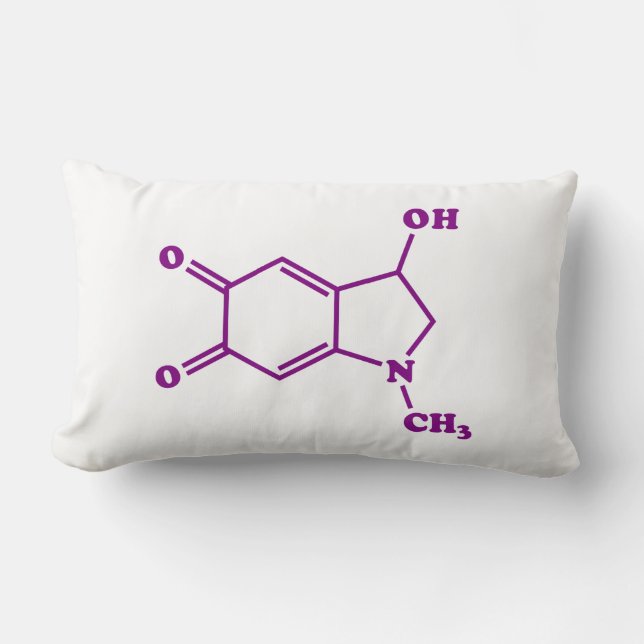 Adrenochrome Molecular Chemical Formula Lumbar Cushion (Front)