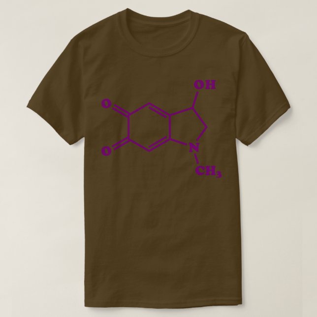 Adrenochrome Molecular Chemical Formula T-Shirt (Design Front)