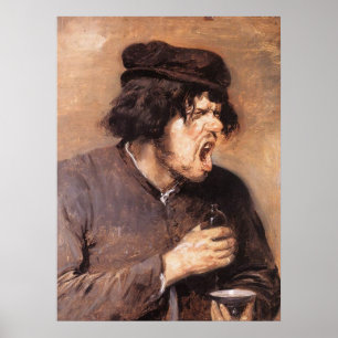 Adriaen Brouwer The Bitter Draught Poster