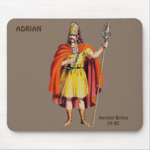 ADRIAN ~ Ancient Briton COSTUME ~ Personalised Mouse Pad