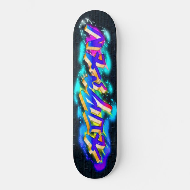ADRIAN Customised Graffiti Skateboard (Front)