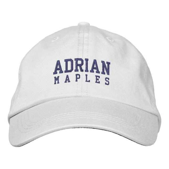 Adrian High School Embroidered Baseball Hat (Front)