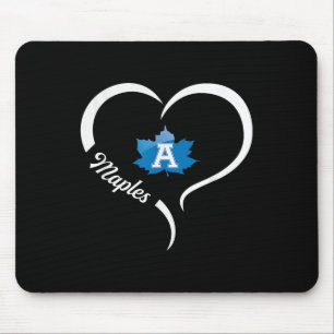 Adrian Maples Logo Half Heart Slogan Hs  Mouse Pad