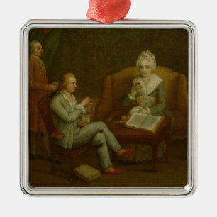 Adriana Giustinian Barbarigo and her Son Gerolamo Metal Tree Decoration