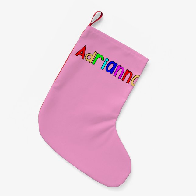 Adrianna Small Christmas Stocking (Front (Hanging))
