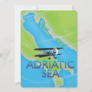 Adriatic Sea Flight map
