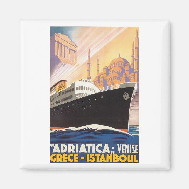 Adriatica Vinise Grece Istamboul Magnet (Front)