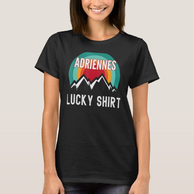 Adriennes Lucky   T-Shirt (Front)