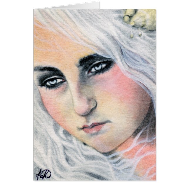 Adrift Mermaid Card (Front)