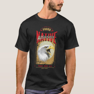 Adshusheer Native American Eagle Spirit Vintage Ho T-Shirt