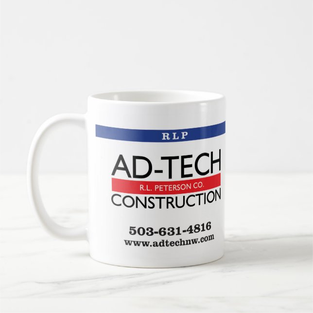 AdTechMugRLP Coffee Mug (Left)