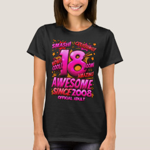 Adult 18 Year Old For Boys 18th Birthday Boy  T-Shirt