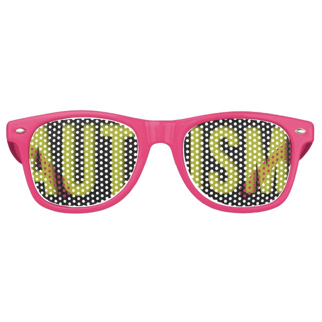 Adult Autism Awareness shades pink (Front)