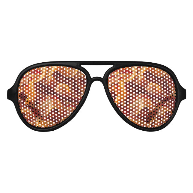 Adult Aviator Style Bacon Party Shades. Sunglasses (Front)