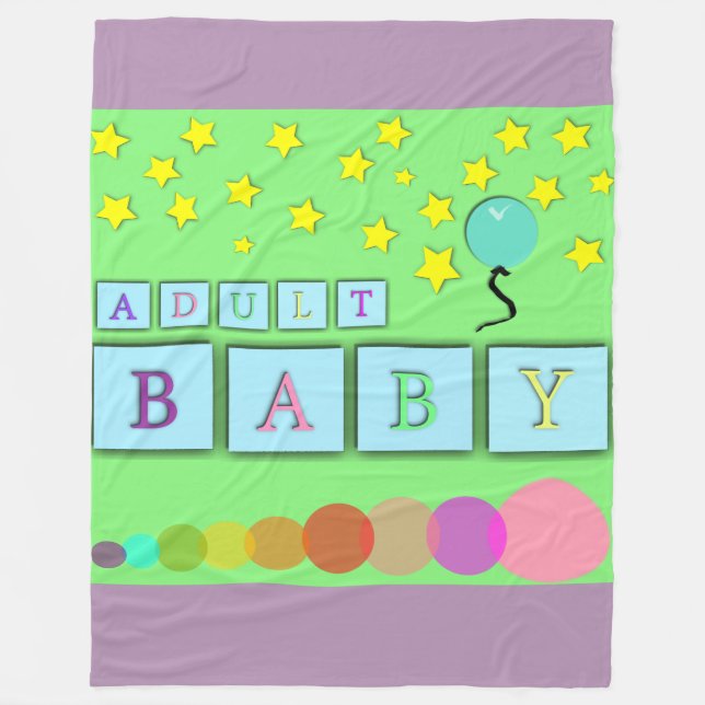 Adult Baby Blanket/ AB Blanket/ Super cute Blanket (Front)