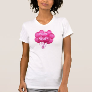 Adult Baby Girl Balloons T-Shirt