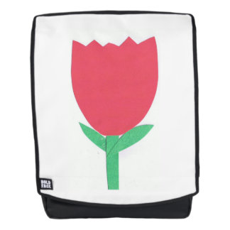 Adult Backpack with Tulip Design