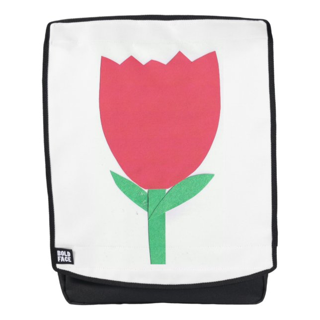 Adult Backpack with Tulip Design (Front)
