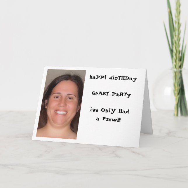 Adult Birthday Card (Front)