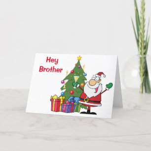 ADULT BROTHER'S CHRISTMAS  HOLIDAY CARD