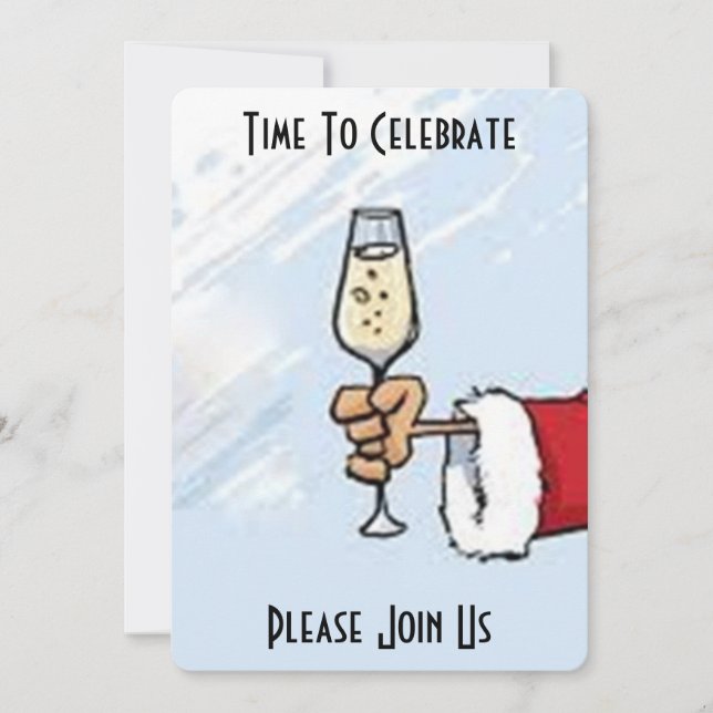 **ADULT** CHRISTMAS CELEBRATION INVITATION (Front)