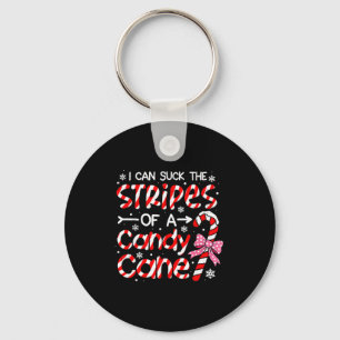 Adult Christmas Funny Candy Cane Naughty Xmas Holi Key Ring