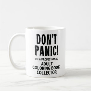 Adult Coloring Book Collector Coffee Mug