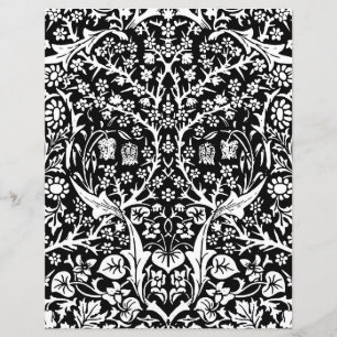 Adult Colouring Page - William Morris Blackthorn