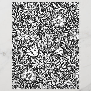 Adult Colouring Page, William Morris Compton Flora
