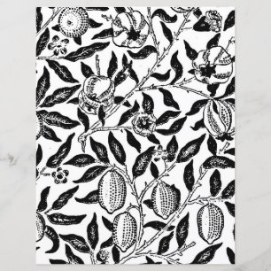 Adult Colouring Page - William Morris Exotic Fruit