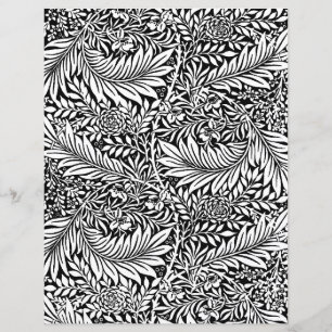 Adult Colouring Page - William Morris Larkspur