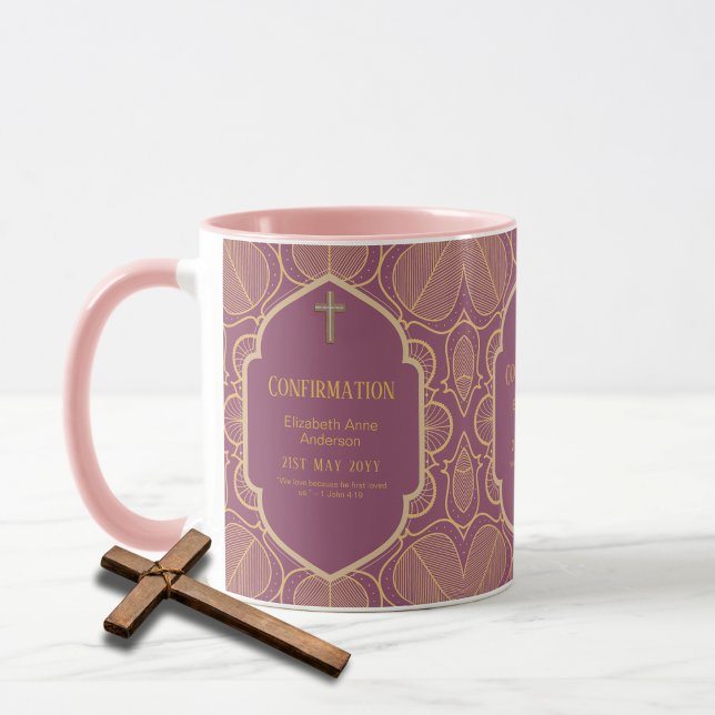 Adult CONFIRMATION Gift Rose Gold Female Mug (Creator Uploaded)