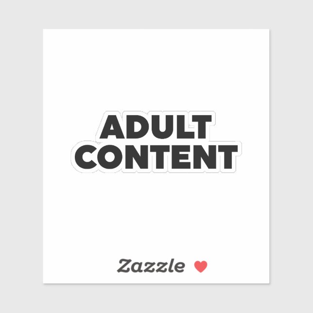 Adult Content (Sheet)