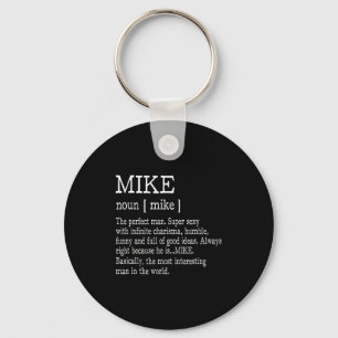 Adult Definition First Name Mike Men Funny  Key Ring