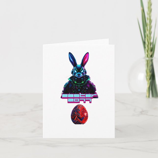 Adult Easter Egg Scavenger Hunt Sticker  Card (Front)