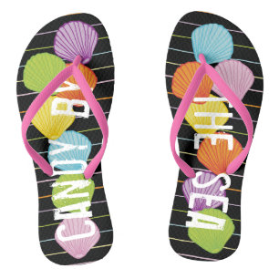 Adult Flip-Flops "Colourful Shells 2 By The Sea" Jandals