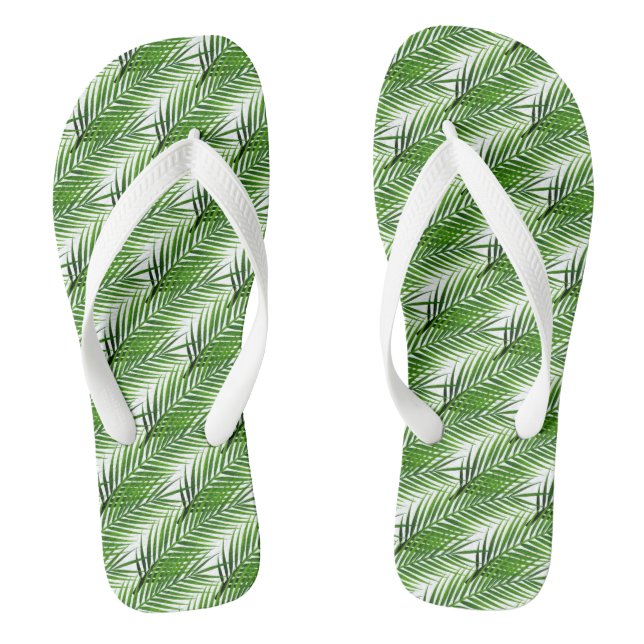 Adult Flip Flops-Palms Jandals (Footbed)
