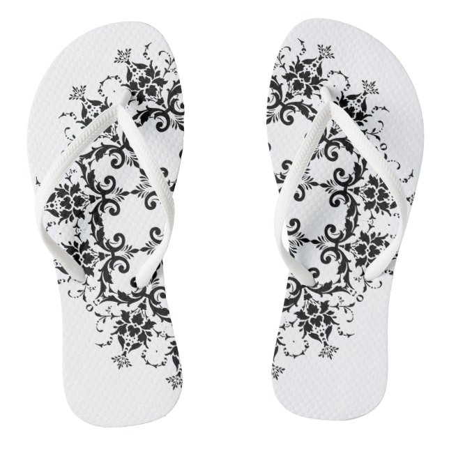 Adult Flip Flops, Slim Straps Jandals (Footbed)