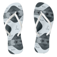 Adult Flip Flops, Slim Straps