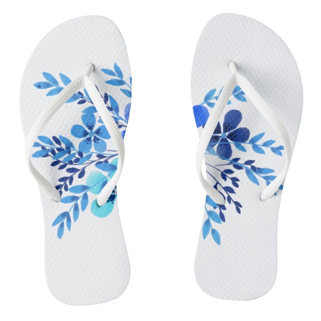 Adult Flip Flops, Slim Straps Jandals (Footbed)