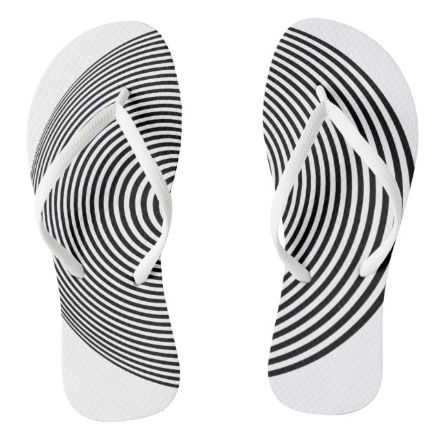 Adult Flip Flops, Slim Straps Jandals (Footbed)