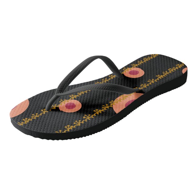 Adult Flip Flops, Slim Straps Jandals (Angled)