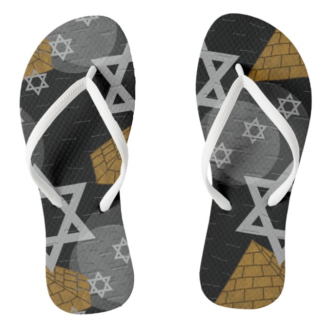 Adult Flip Flops, Slim Straps Jandals (Footbed)