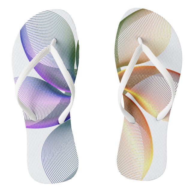Adult Flip Flops, Slim Straps Jandals (Footbed)
